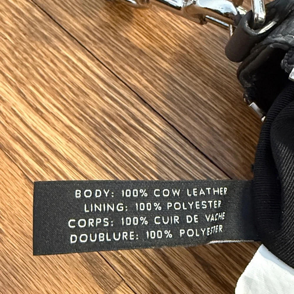 Marc Jacobs Charcoal/Black Leather Crossbody Bag